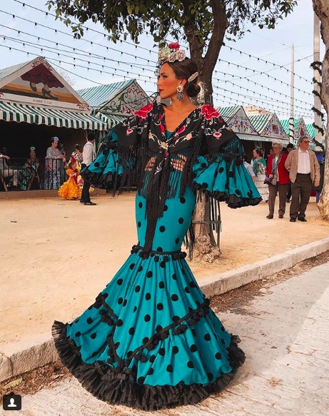 rocio orosno traje flamenca