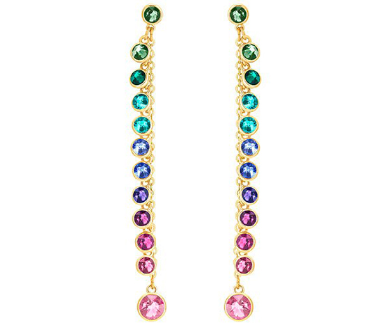 pendientes swarovsky largos