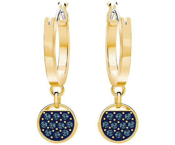 pendientes swarovsky azul