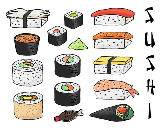 tipos sushi