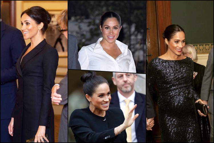 Peinados y moños Meghan Markle