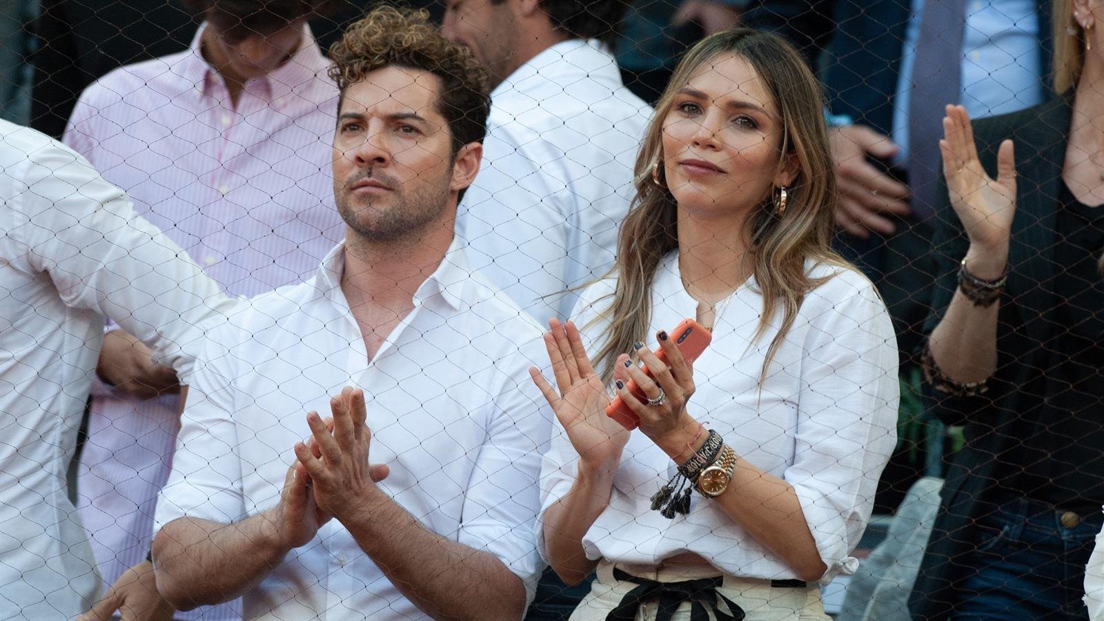 David Bisbal y Rosanna Zanetti, primer beso