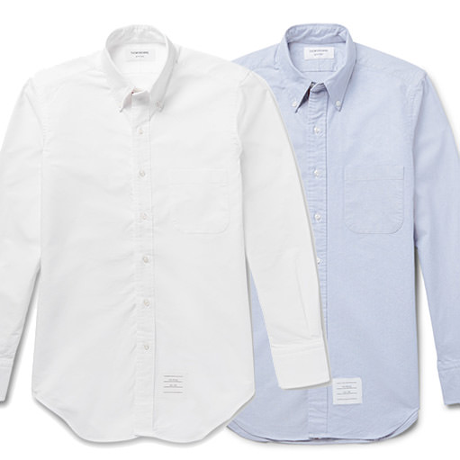 Camisas blanca y azul clara