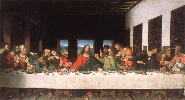 La última cena de Leonardo da Vinci