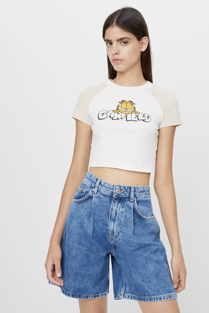 Camiseta Garfield & Bershka 12,99 €
