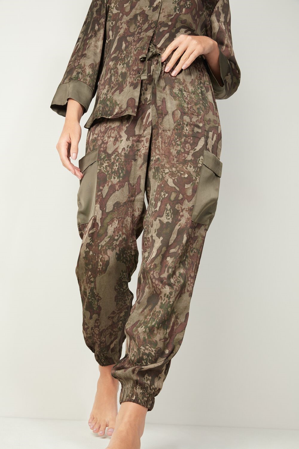 pijama de estampado militar