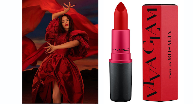 Pinta labios de Rosalia de la colección VIVA GLAM de MAC.