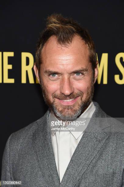 NEW YORK, NEW YORK - JANUARY 27: Jude Law attends the screening of "The Rhythm Section" at Brooklyn Academy of Music on January 27, 2020 in New York City. (Photo by Jamie McCarthy/Getty Images)