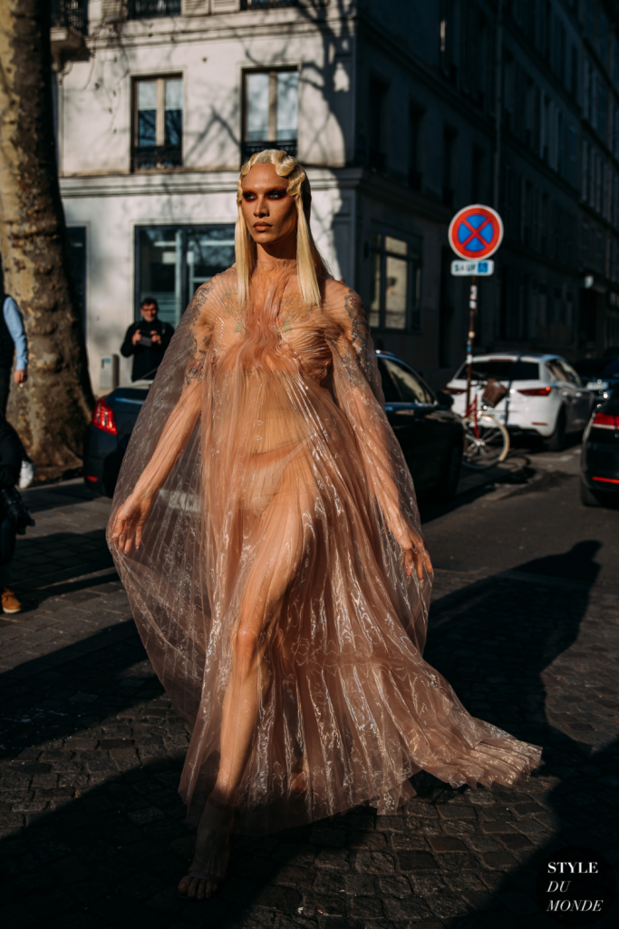la Drag Miss Fame en la Milan Fashion Week