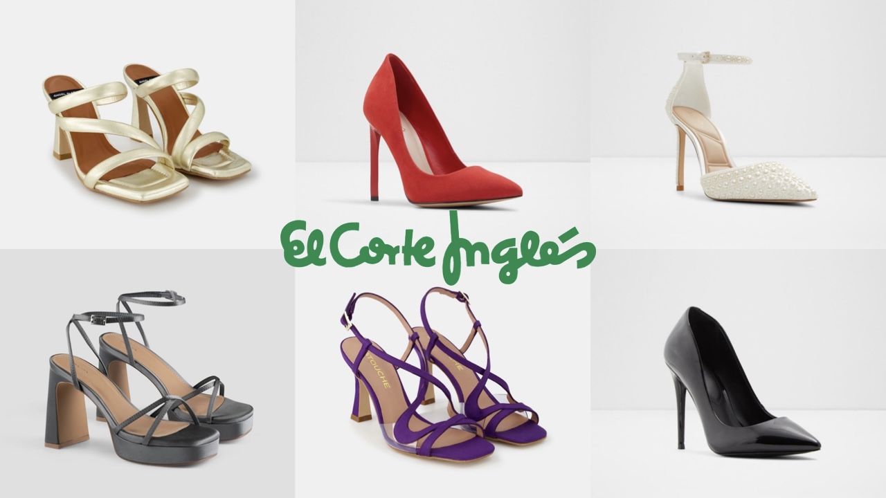 El Corte Inglés: Sandalias y zapatos de tacón perfectos para tus looks de invitada primavera 2023